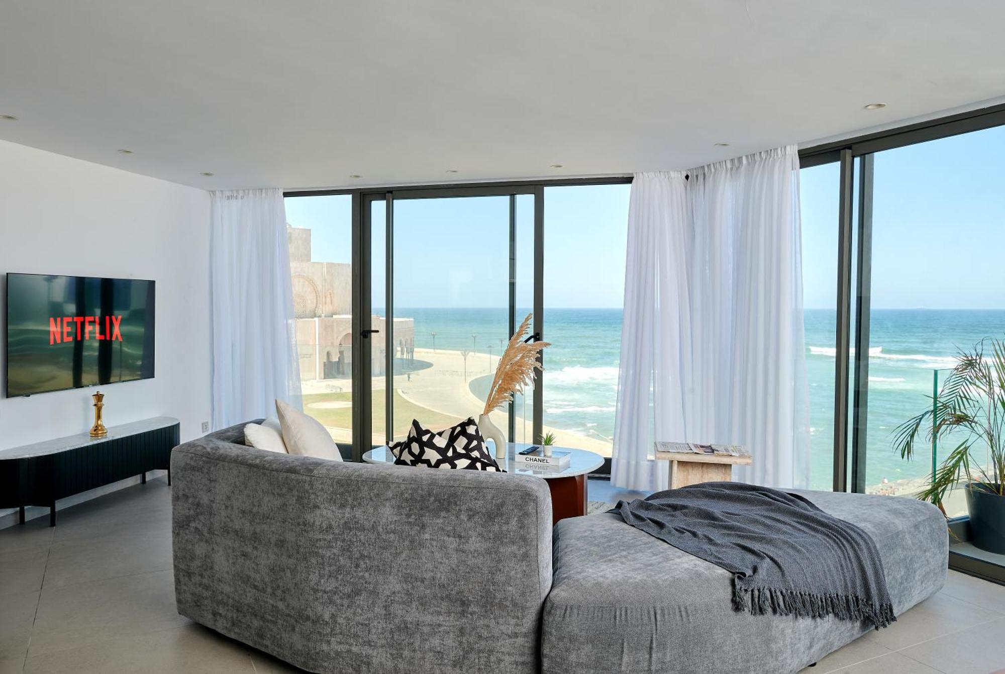 Apartment Sea View B22 -Mosquee Hassan II By Thecasaedition คาซาบลังกา ภายนอก รูปภาพ