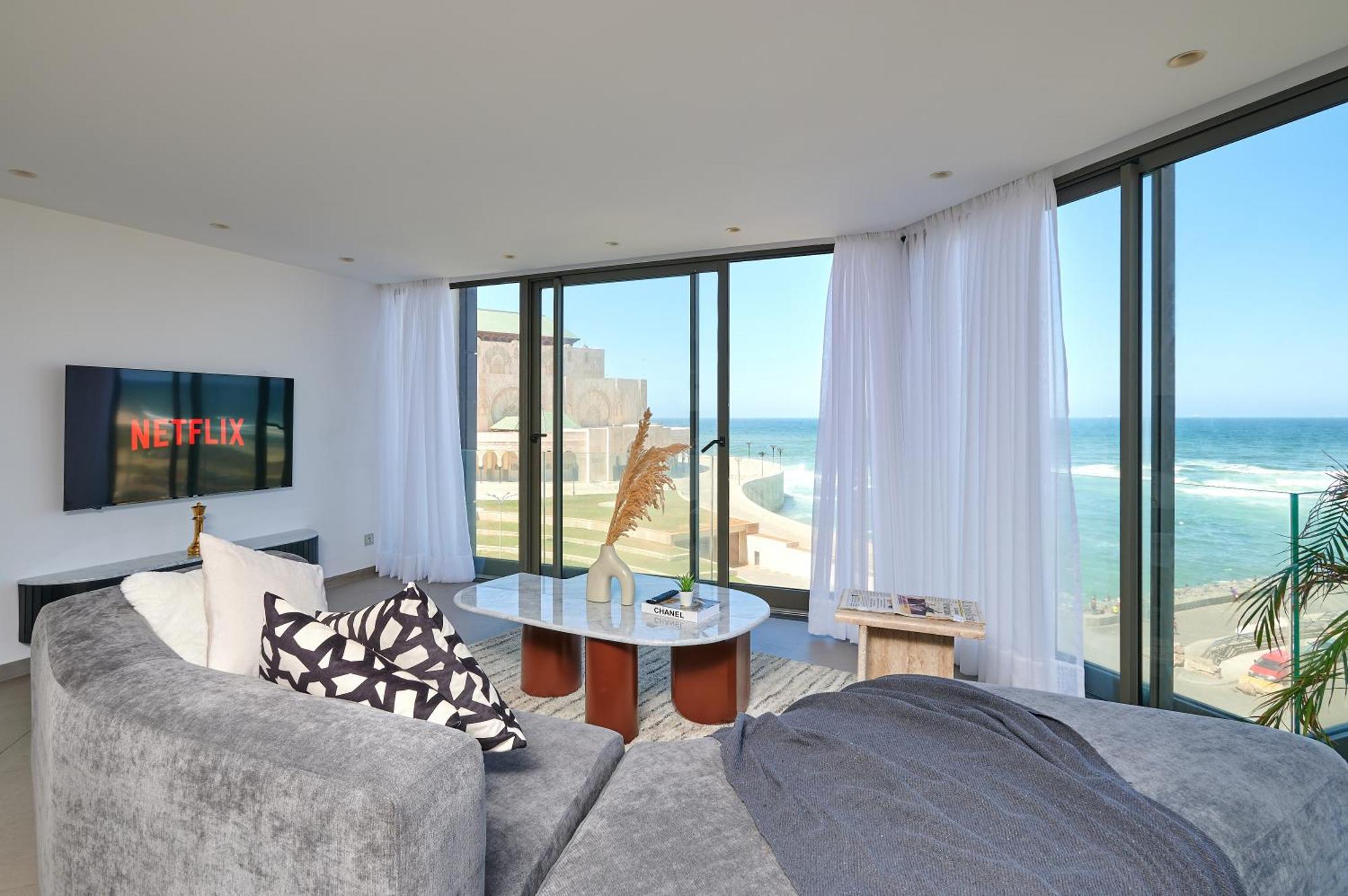 Apartment Sea View B22 -Mosquee Hassan II By Thecasaedition คาซาบลังกา ภายนอก รูปภาพ